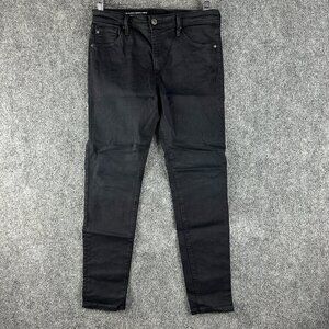 AG Adriano Goldschmied Jeans Womens 28  Farrah Skinny Ankle High Rise Black